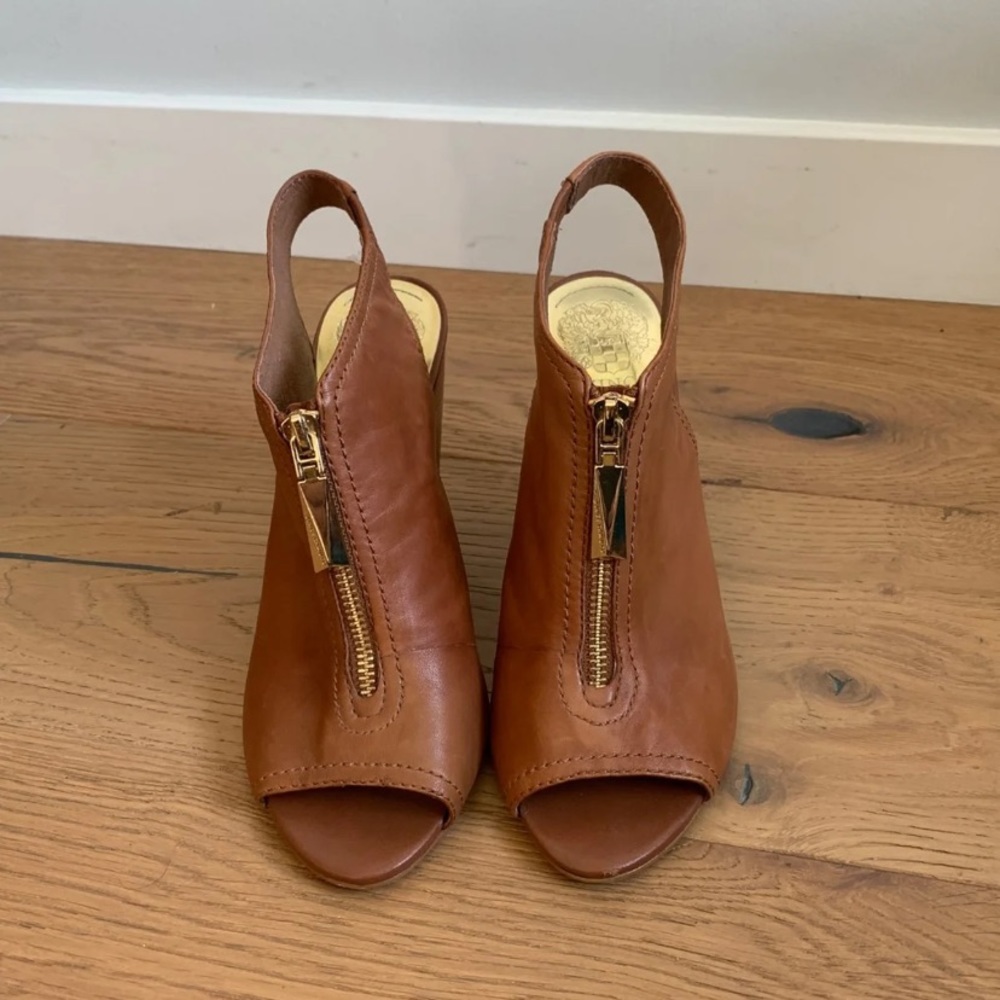 Vince Camuto Zipper wedges